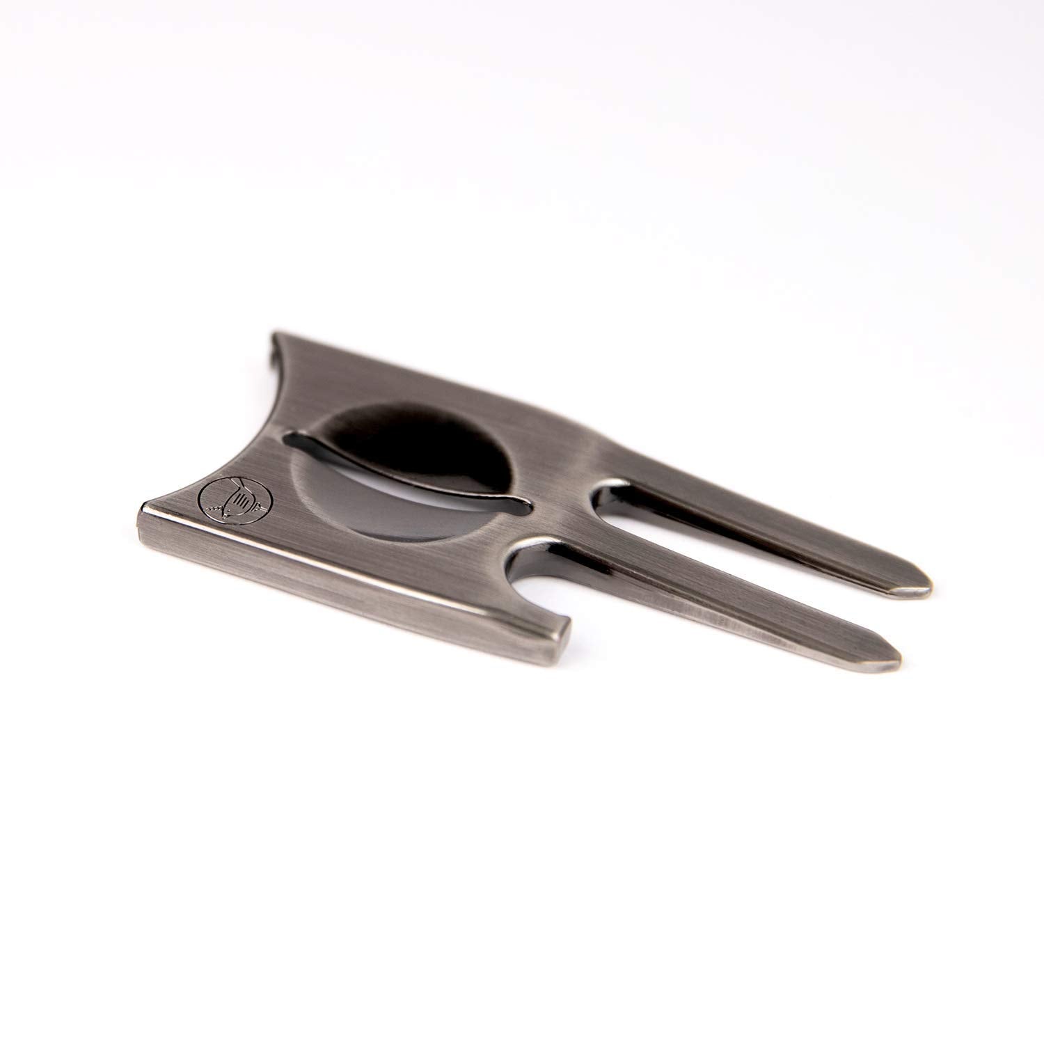 Golf Divot Repair Tool. Golf Ball Marker. Birdicorn 6-In-1 Golf Divot Tool (Heavy Silver)