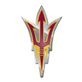 FANMATS 60510 Arizona State Sun Devils Heavy Duty Aluminum Embossed Color Emblem, Auto Emblem Decal