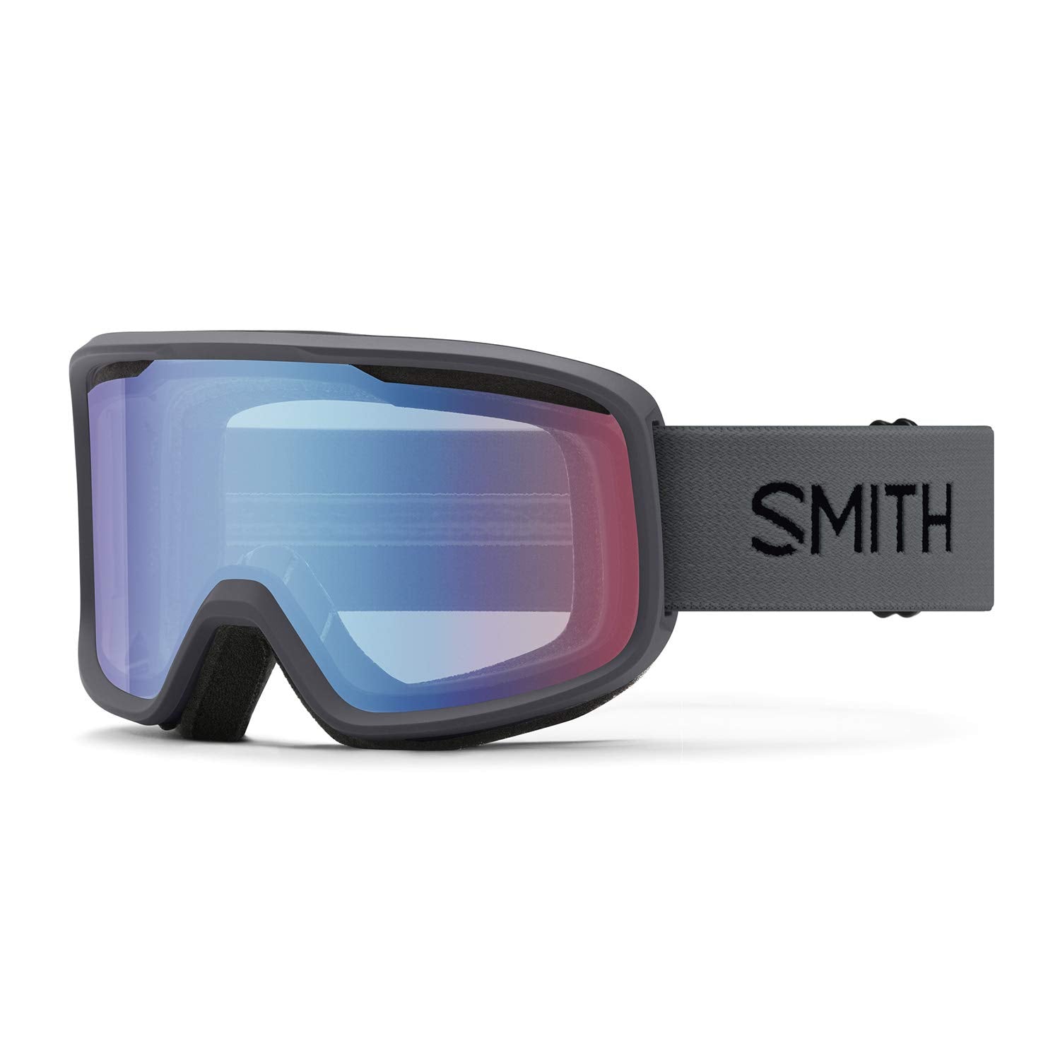 Smith Frontier Snow Goggles Charcoal/Blue Sensor Mirror