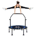 K KENSONE 40  Foldable Rebounder Trampoline for Adults with Bungee, 450 LBS Quiet Indoor Mini Trampoline for Adults Fitness with