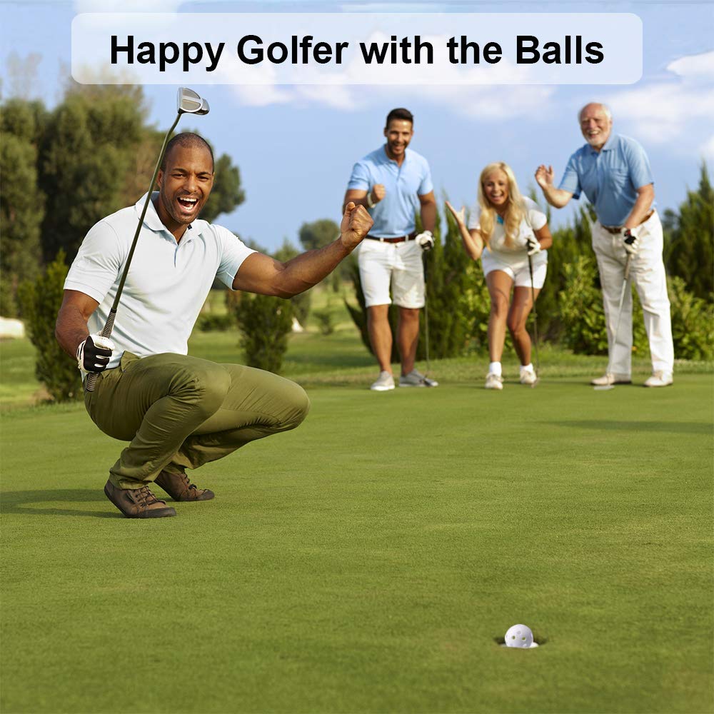 Practice Golf Balls 100 Pack, Plastic Golf Training Balls 5 Inch Golf Balls For Driving Range, Swing Training, Indoor Simulators