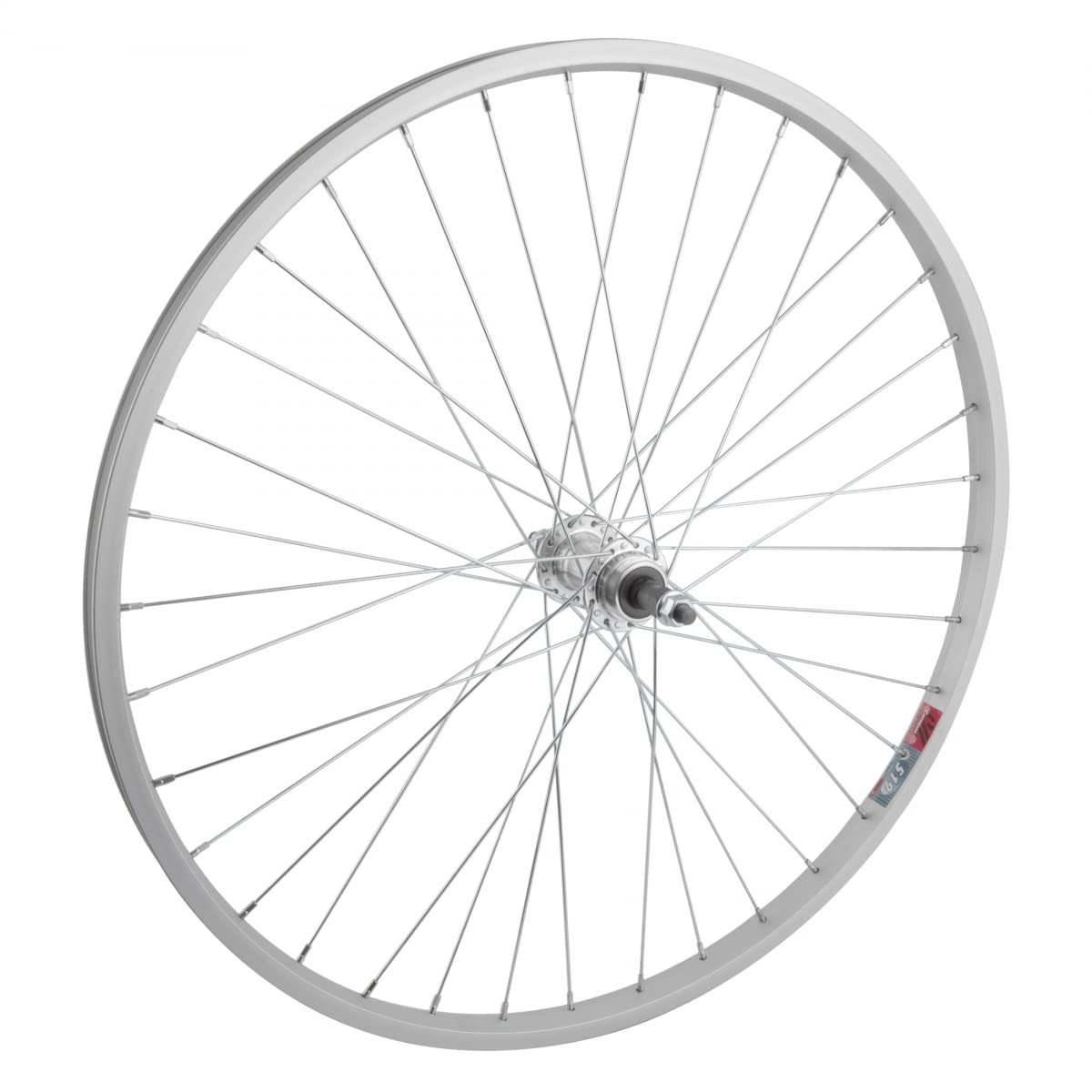 Wheel Master Rear Bicycle Wheel 26 X 1.5 36H, Alloy, 5/6/7 Speed Freewheel, Bolt On, Silver