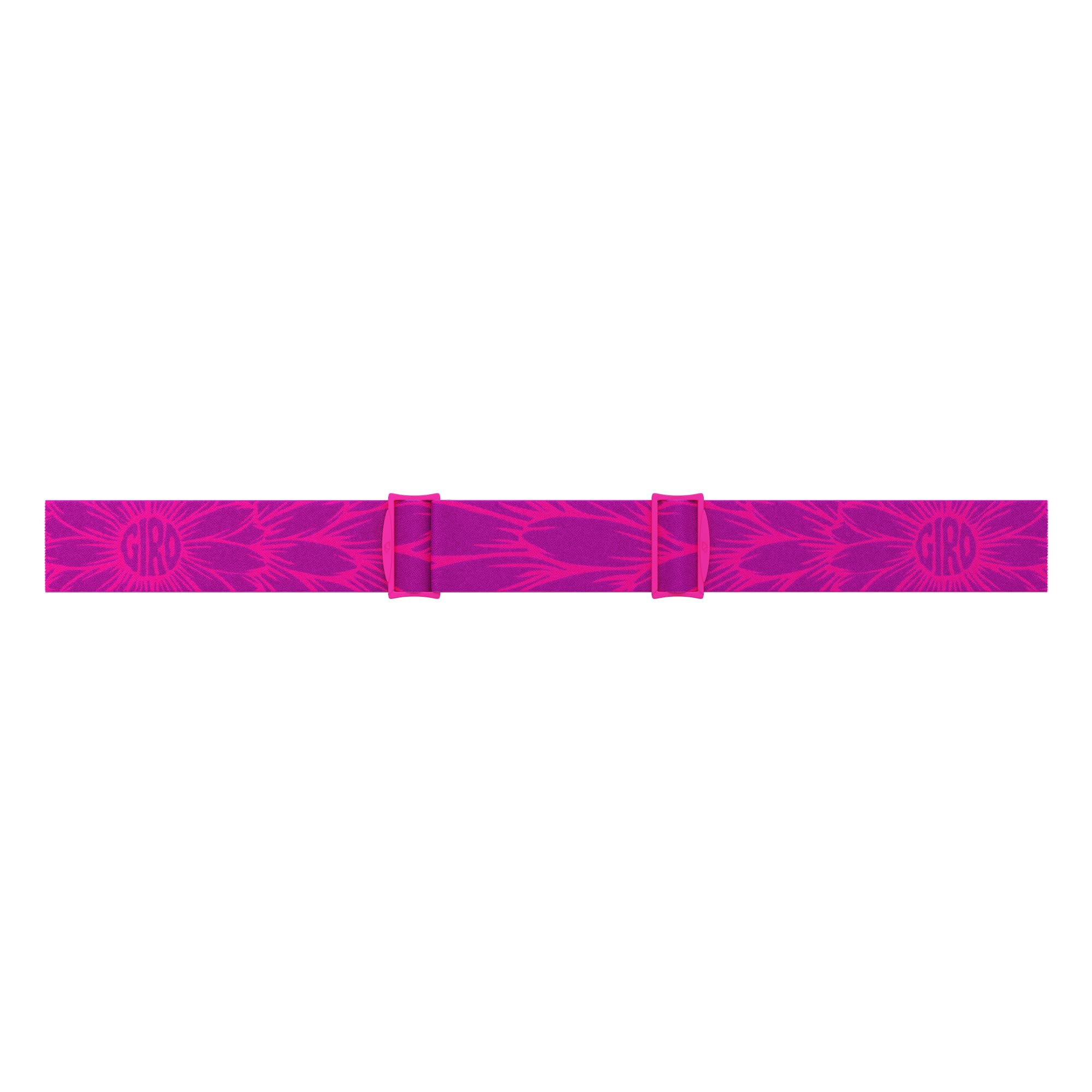 Giro Buster Youth Ski Goggles - Snowboard Goggles For Kids, Boys, And Girls - Purple Bloom Strap With Amber Rose Lens