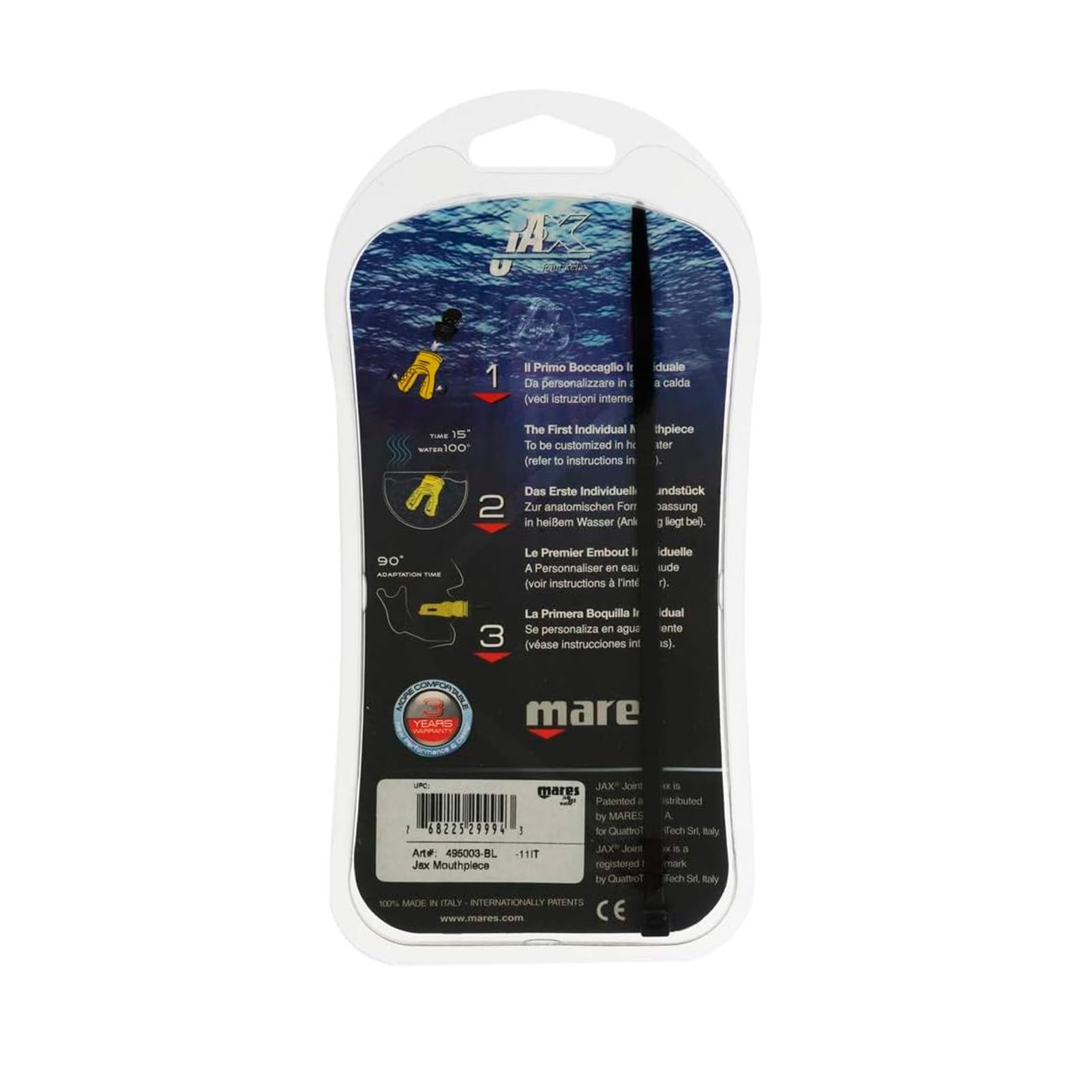 Mares Jax Mouthpiece Blue