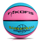 Fakofis Kids Basketball Size 5(27.5''),Rubber Basketballs For Youth(Boys & Girls) Play Games Indoor Backyard,Outdoor Park,Beach