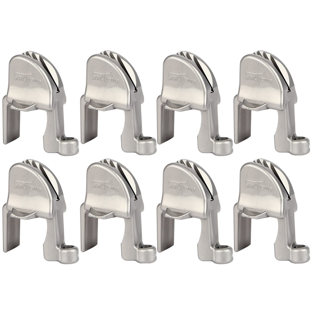 Boat Fender Clips, Adjustable Pontoon Boat Square Rail Fender Cleats/Clips/Hangers For Pontoon Bumpers, Pontoon Boat Accessories