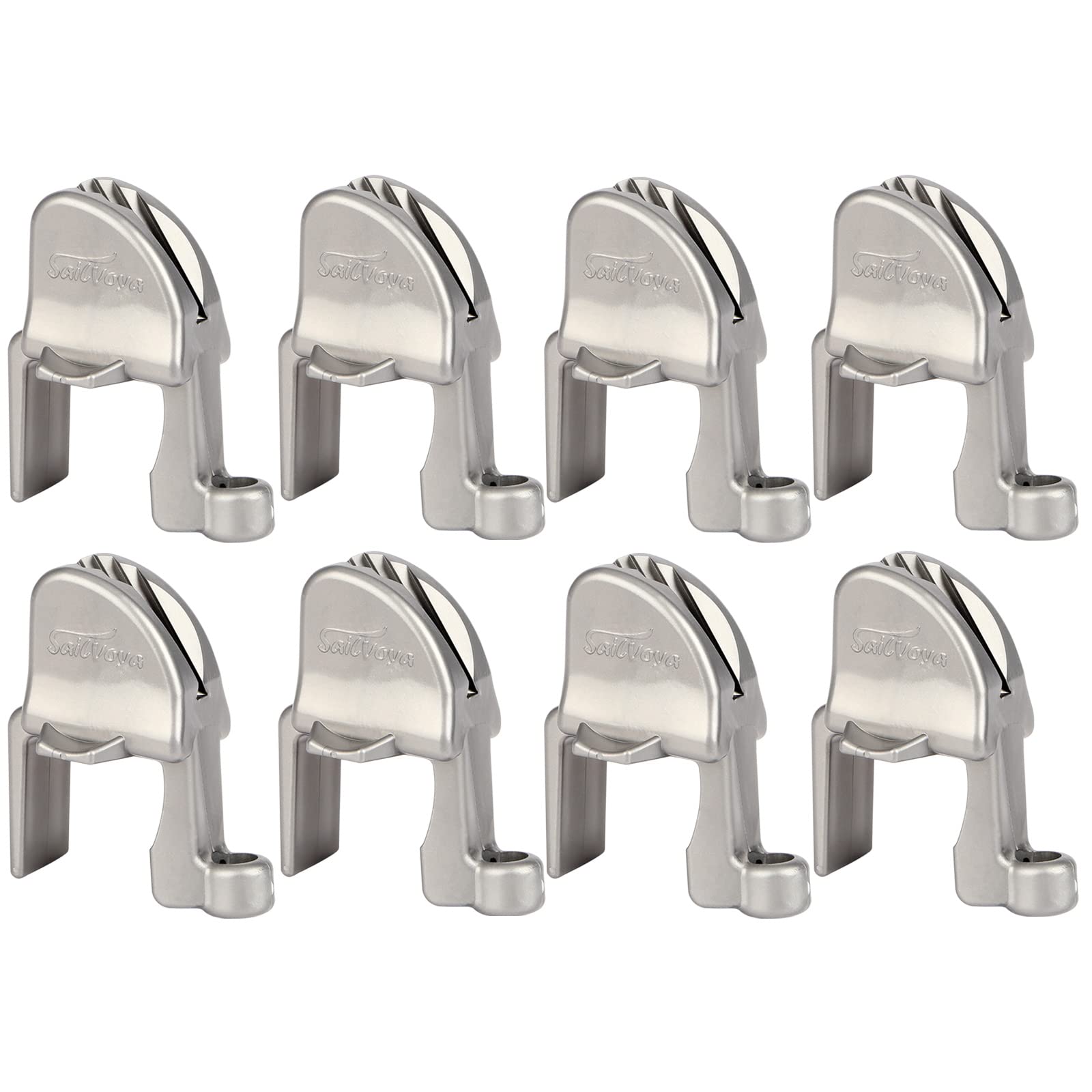 Boat Fender Clips, Adjustable Pontoon Boat Square Rail Fender Cleats/Clips/Hangers For Pontoon Bumpers, Pontoon Boat Accessories