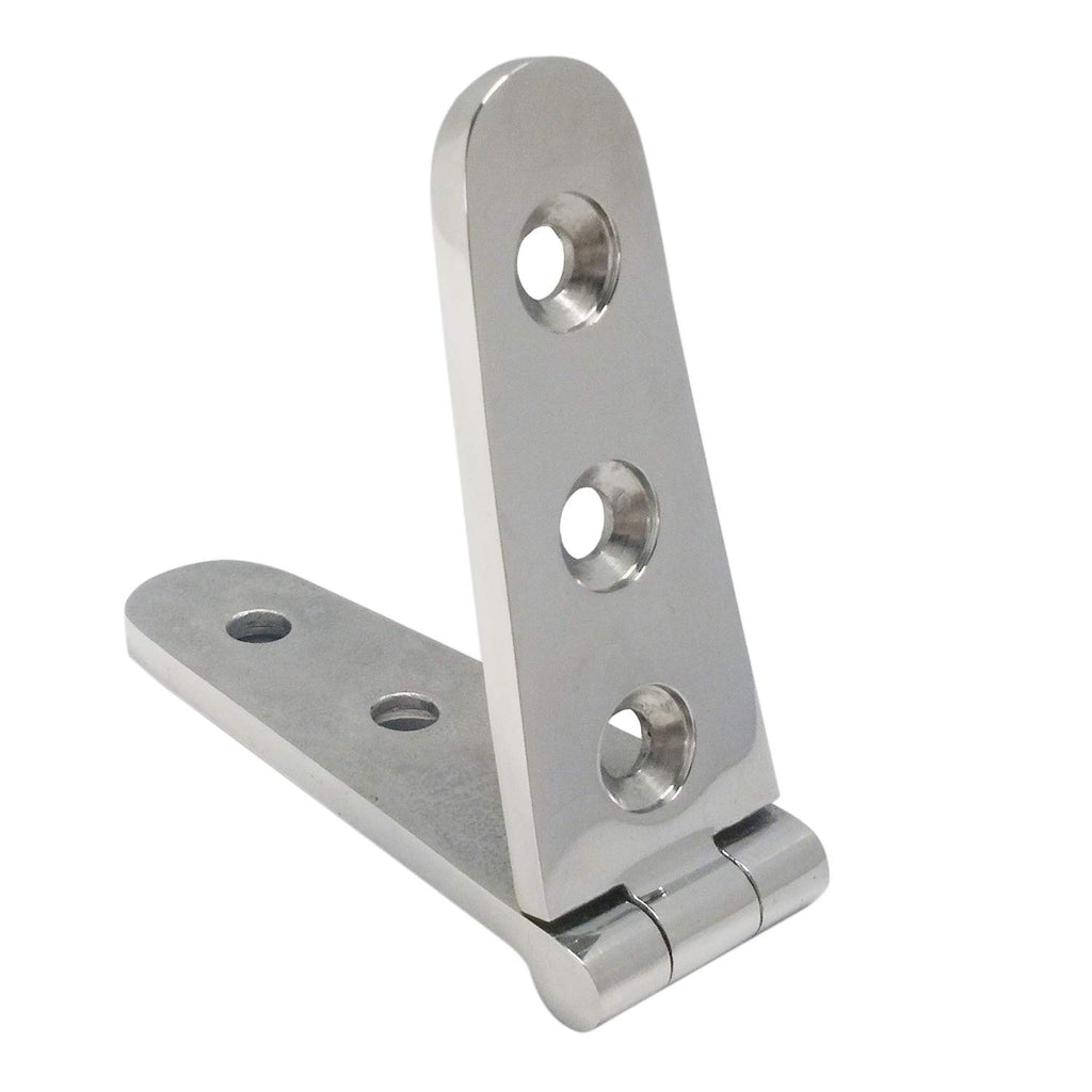 Nrc&Xrc Pair Of 316 Stainless Steel Marine Grade 6'' X 1'' Cast Strap Hinge For Boat