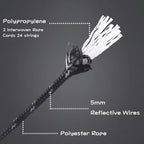 Hikeman 10 Pack 4Mm Camping Rope Reflective Outdoor Guy Lines With Aluminum Guyline Adjuster Tensioners Nylon Tent Tie Downs For