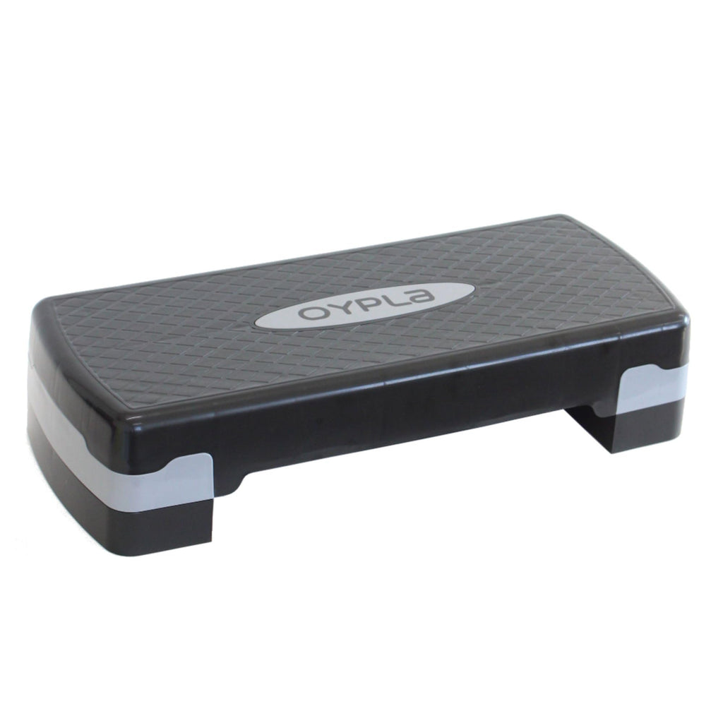 Oypla 3834A2P Aerobic Adjustable Exercise Stepper Trainer Workout Home Gym Step, One Size, Multi-Colour