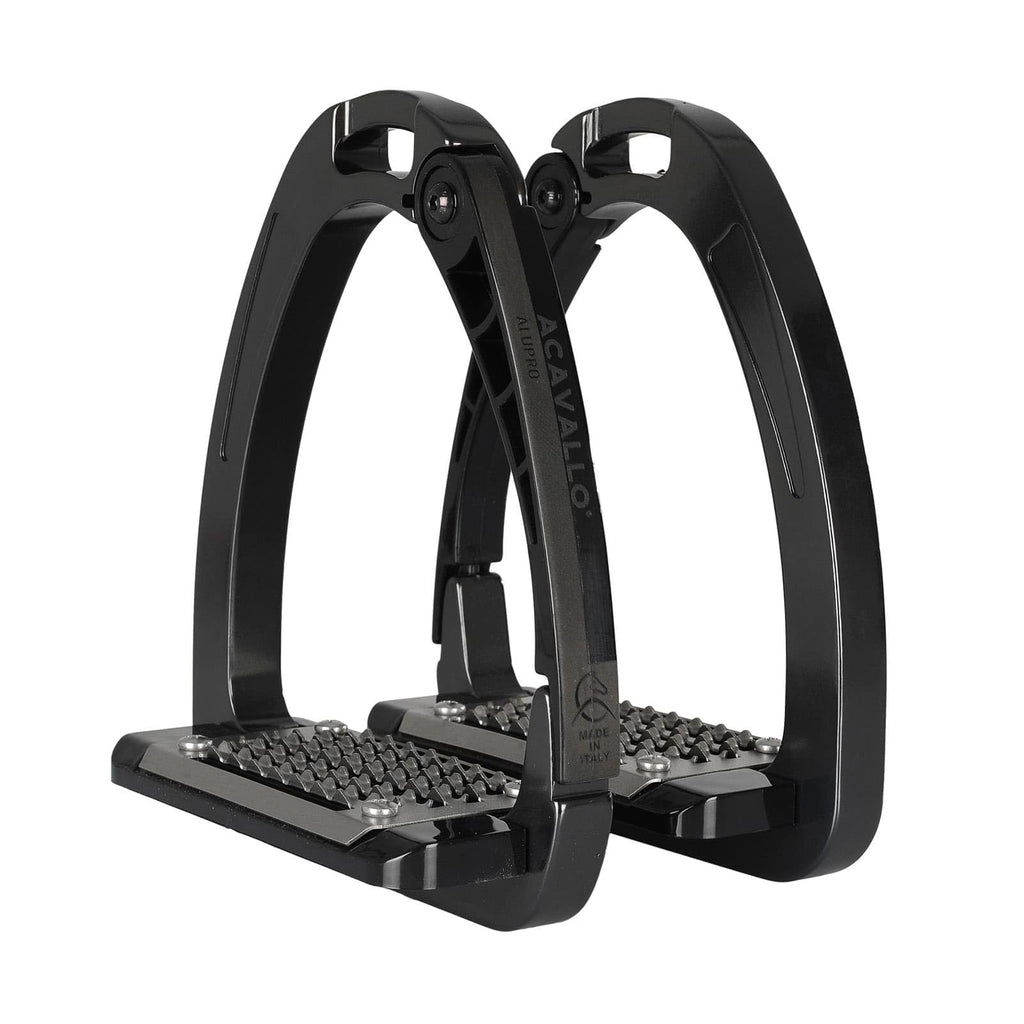 Acavallo Unisexs Charcoal Arena Safety Stirrup, One