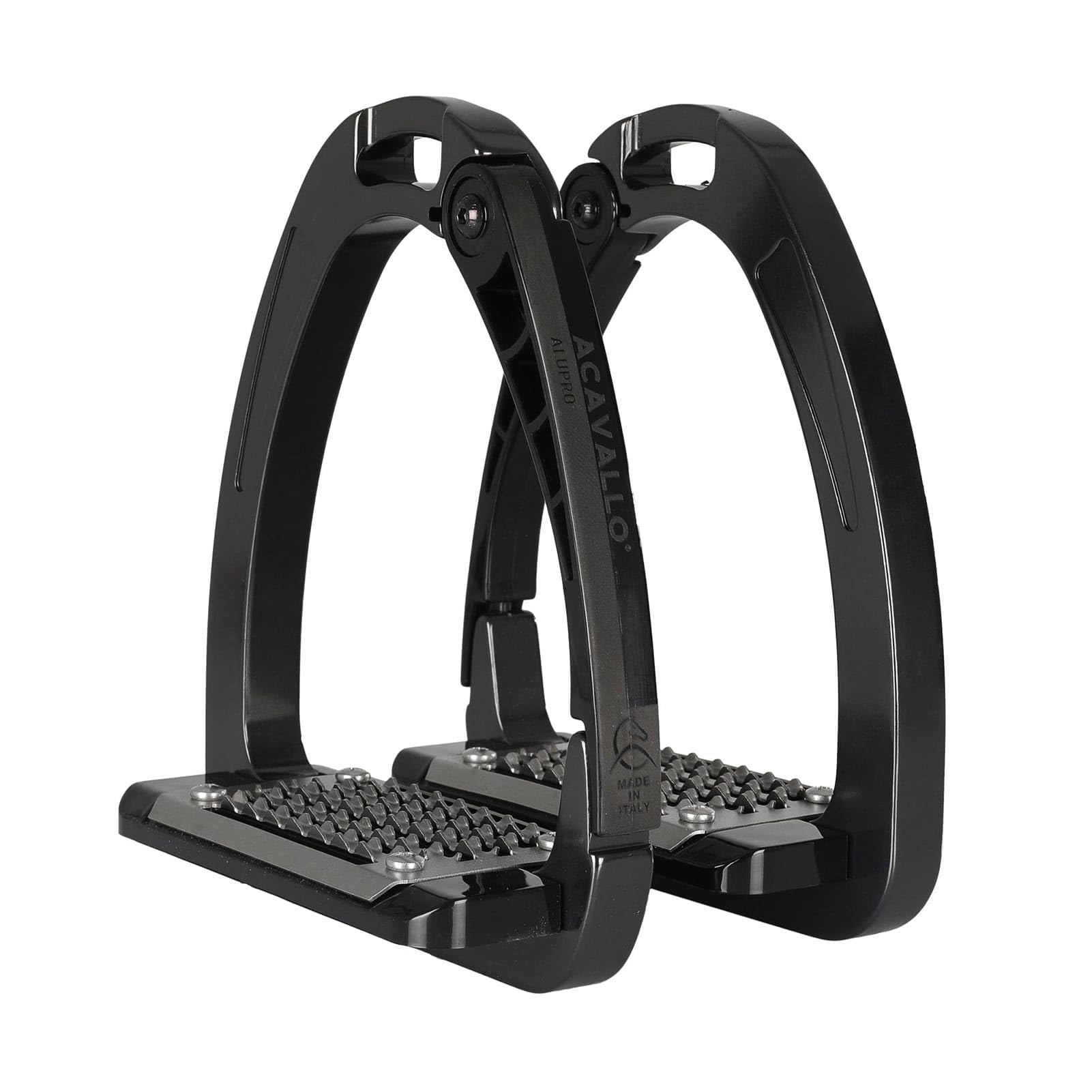 Acavallo Unisexs Charcoal Arena Safety Stirrup, One