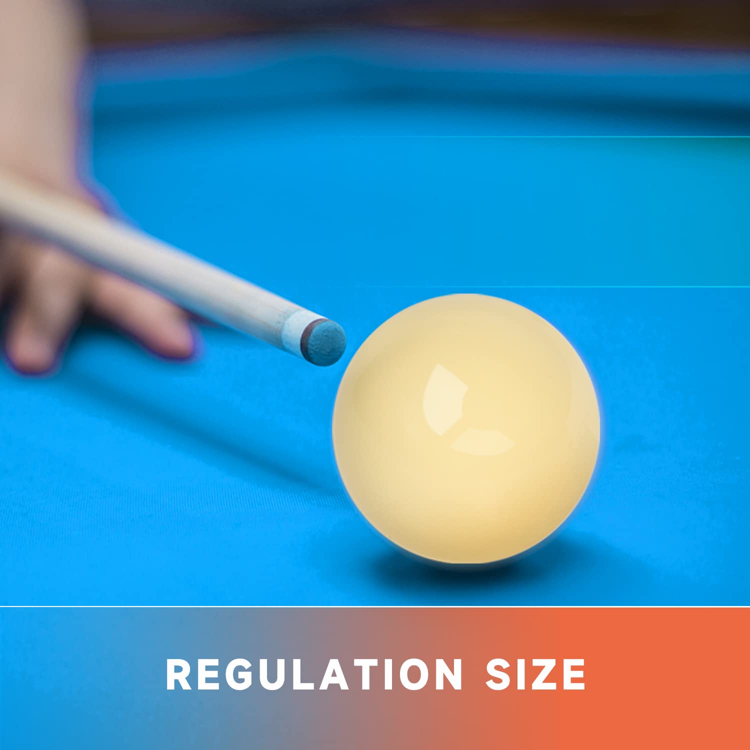 Gse 2-1/4'' Regulation Size Pool Cue Ball, Standard Billiard Cue Ball For Billiard Pool Table, Billiards Accessories