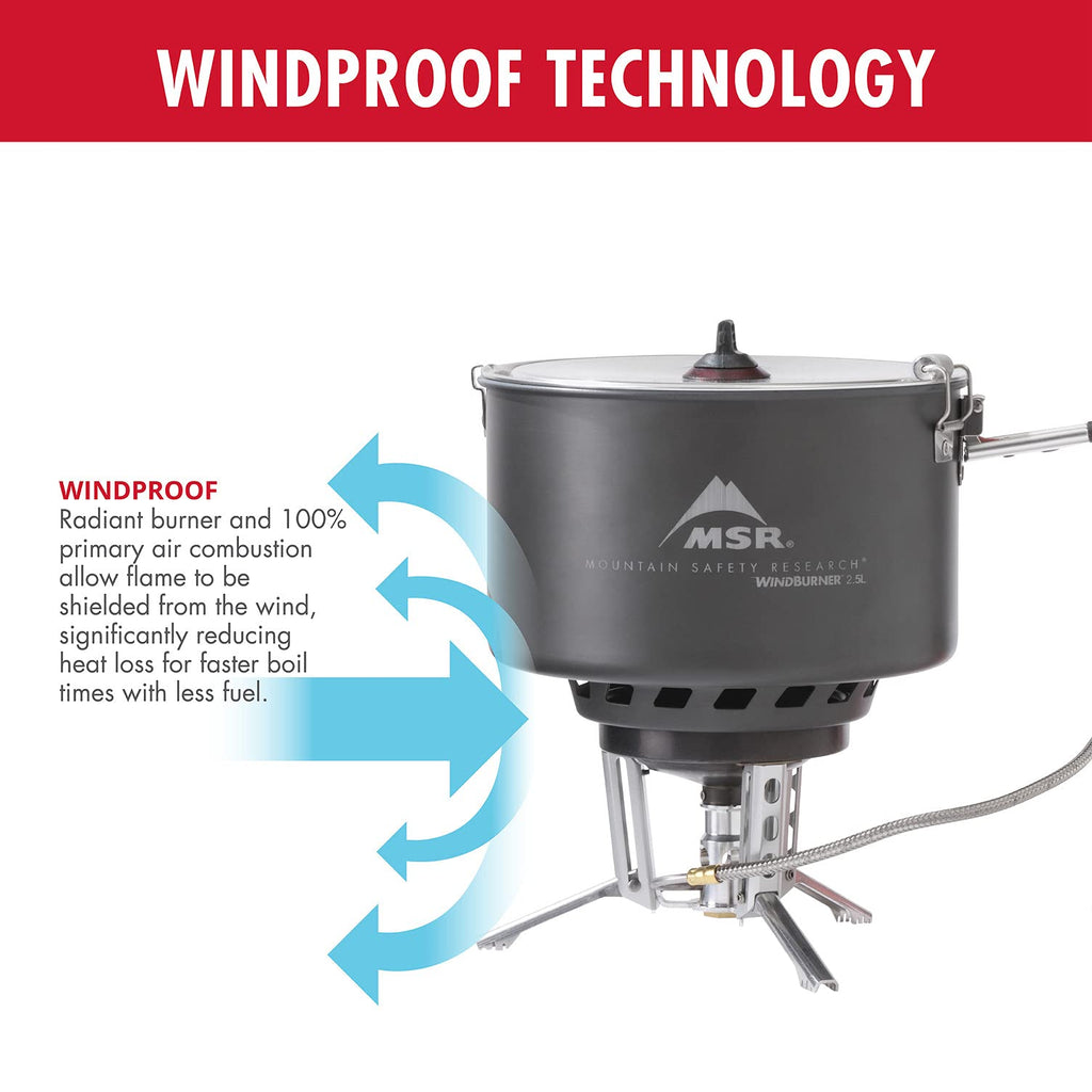 Msr Windburner Group Windproof Camping And Backpacking Stove And Cookware System