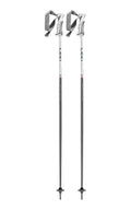 LEKI Womens Bliss Lightweight Aluminum Ski Poles for Alpine Skiing - Gunmetal-White-Rosegold - 105 cm