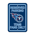 Fremont Die NFL Tennessee Titans Team Sign, 12 x 18, Reserved Parking Sign