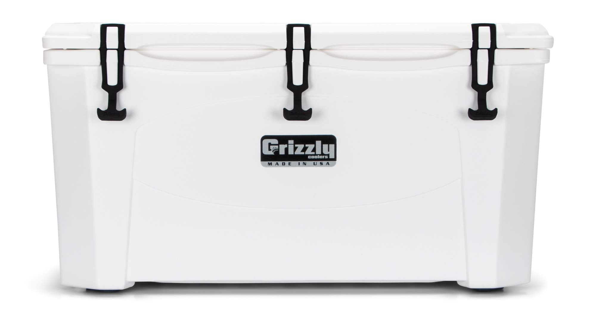 Grizzly 75 Cooler  75 Qt Ice Chest Durable Rotomolded Insulated  Made In Usa  Warranty For Life  For Beach Boat Camping Fishing 