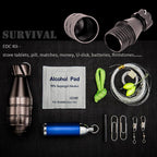 Edcfans Waterproof Container, Outdoor Survival Camping Hiking