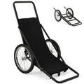 Gymax Deer Cart, 550 Lbs Folding Game Carts With Polyester Liner, 20 Big Wheels, All-Terrain Heavy-Duty Deer Cart Game Hauler Fo