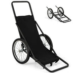 Gymax Deer Cart, 550 Lbs Folding Game Carts With Polyester Liner, 20 Big Wheels, All-Terrain Heavy-Duty Deer Cart Game Hauler Fo