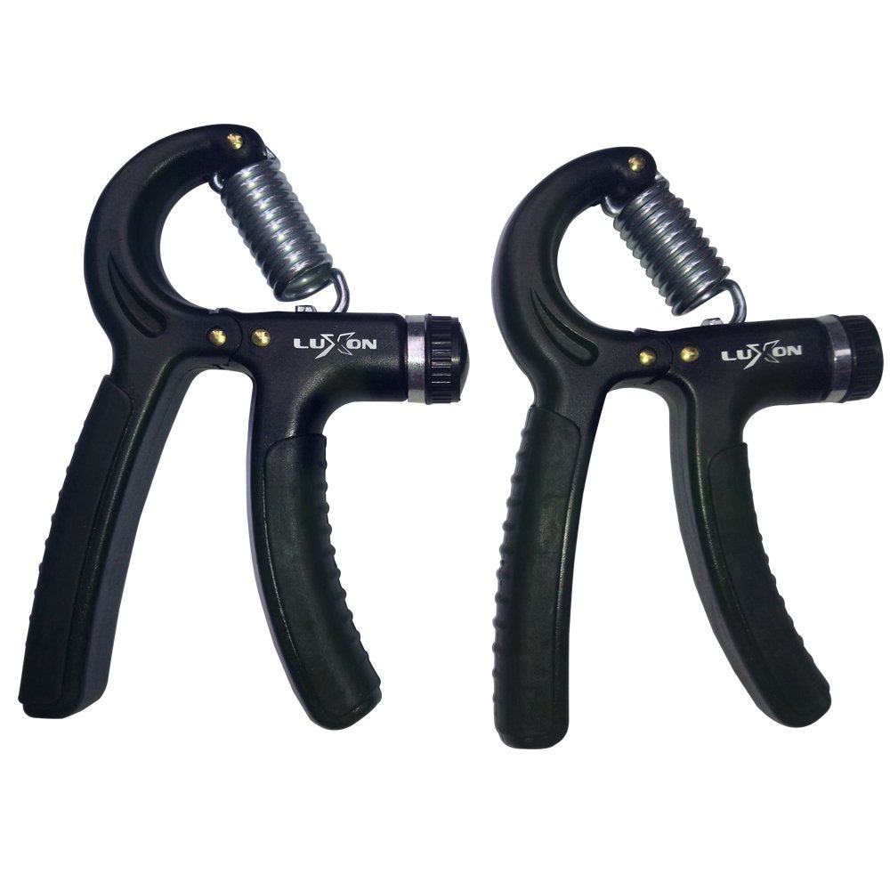 Luxon 2 Pack Hand Grip Strengthener Adjustable Resistance 22-110 Lbs (10-50Kg) -Hand Grip Exerciser, Strengthen Grip, Hand Squee