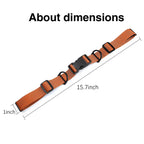 Ikerall 2 Pcs Adjustable Backpack Sternum Straps Chest Belt Hardness Strap With Anti-Slip Fixed Clips For Camping Hiking (Orange