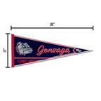 Rico Industries Ncaa Gonzaga Bulldogs - Zags Classic 12'' X 30'' Felt Wall D  Cor Pennant - Great For Home/Bed Room/Man Cave D