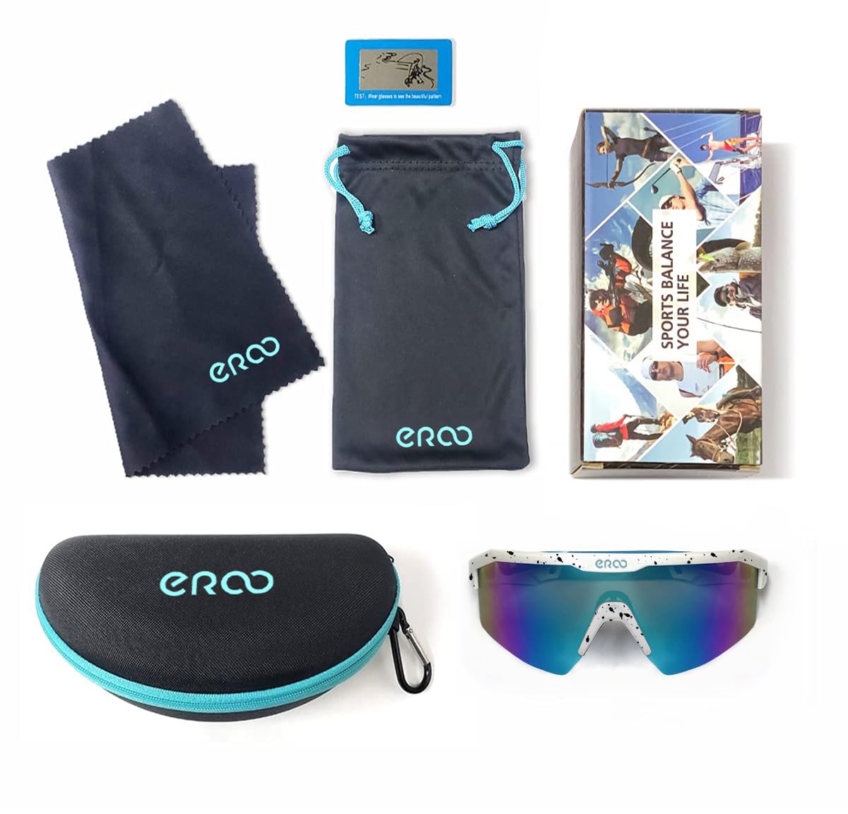 Eazyrun Polarized Small Baseball Sunglasses For Youth Women Kids, Running Cycling Soft Ball Outdoor Sports