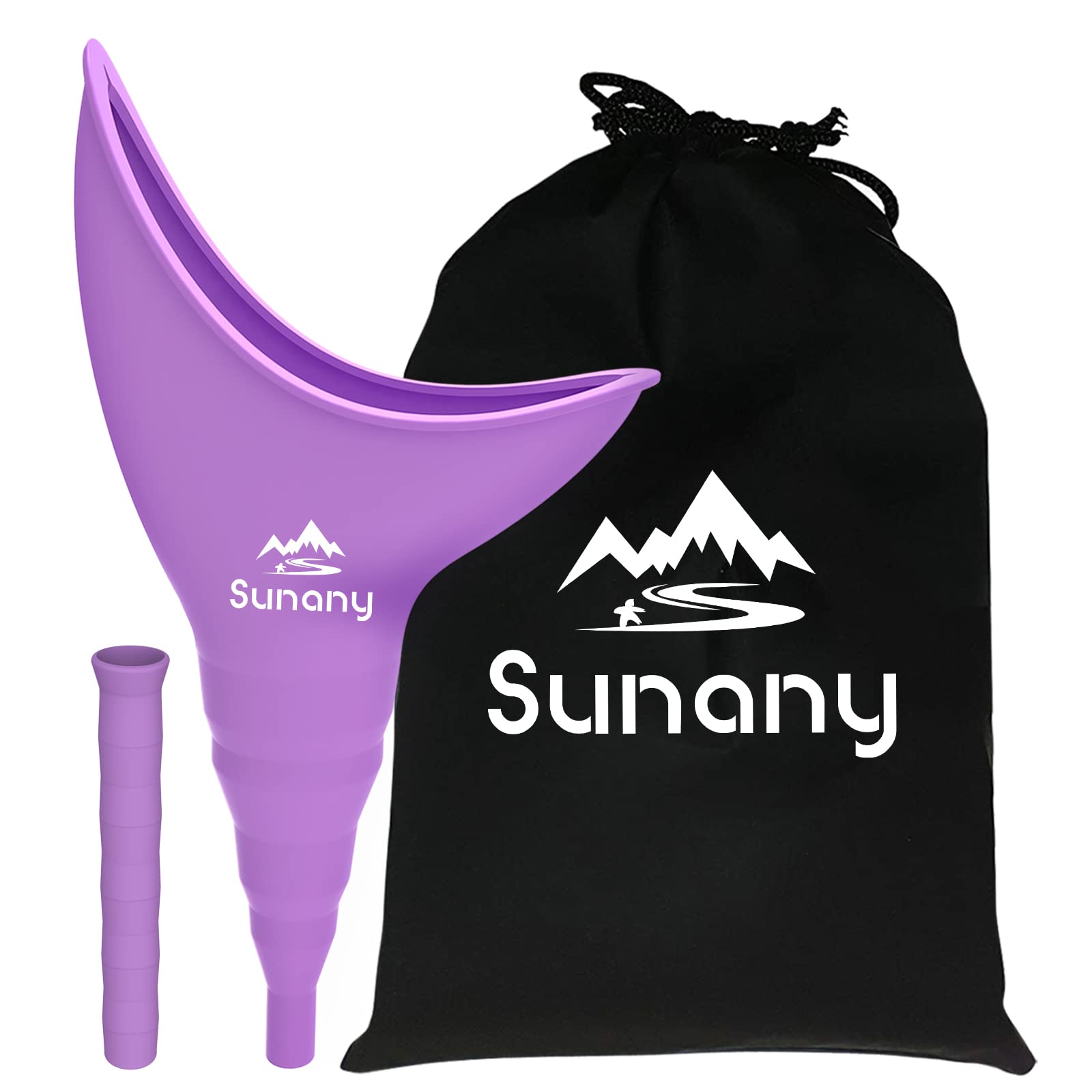 Female Urination Device,Reusable Silicone Female Urinal Foolproof Women Pee Funnel Allows Women To Pee Standing Up,Women'S Urina