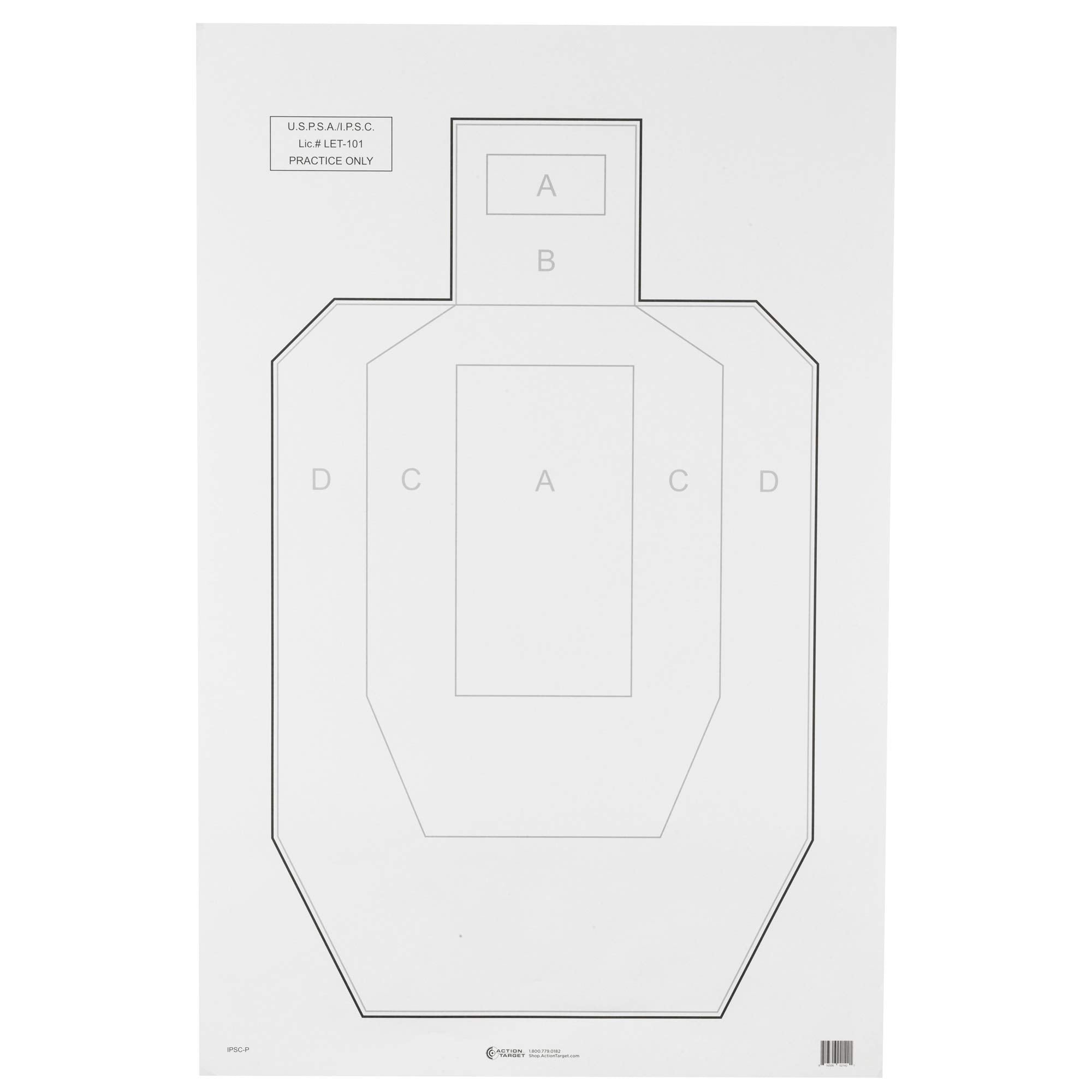 Action Targets IPSC-P IPSC Paper TRGT 100 Pack
