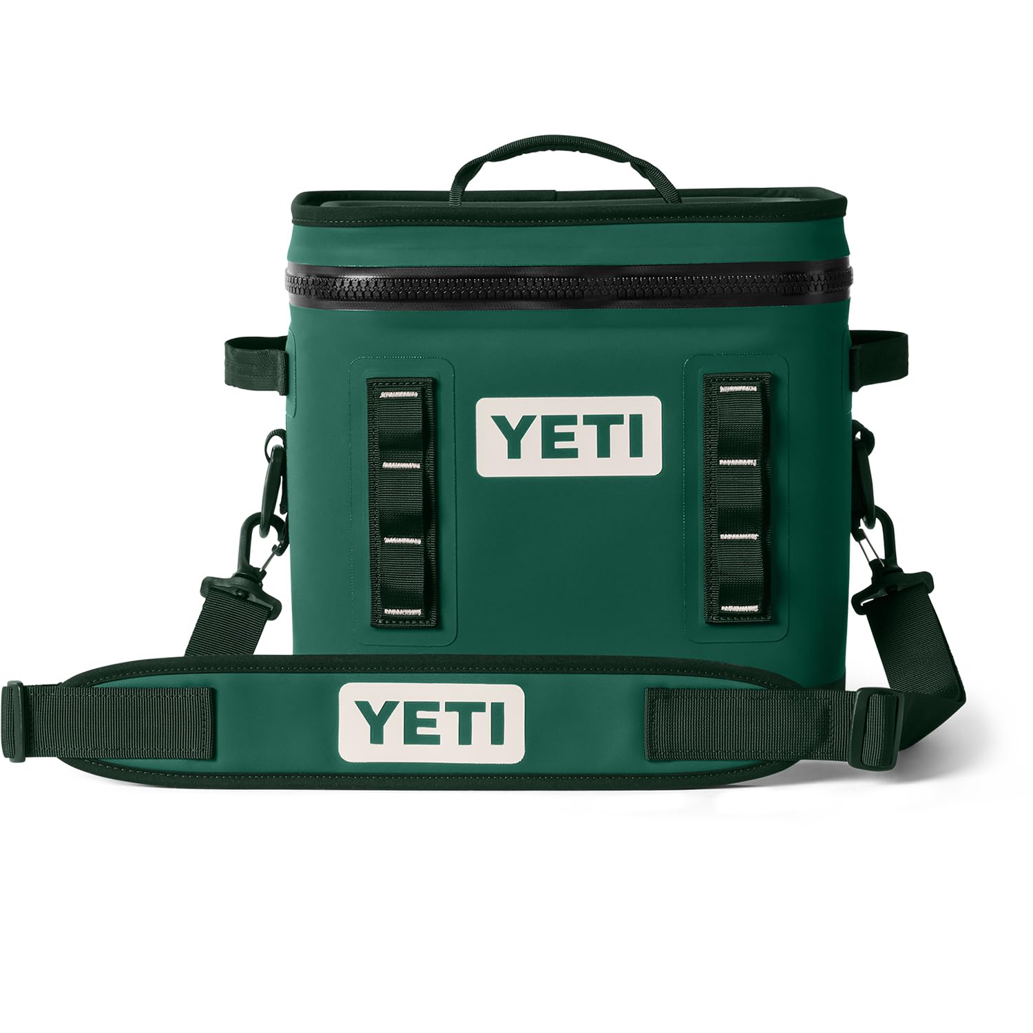 YETI Hopper Flip 12 Portable Cooler, Black Forest Green