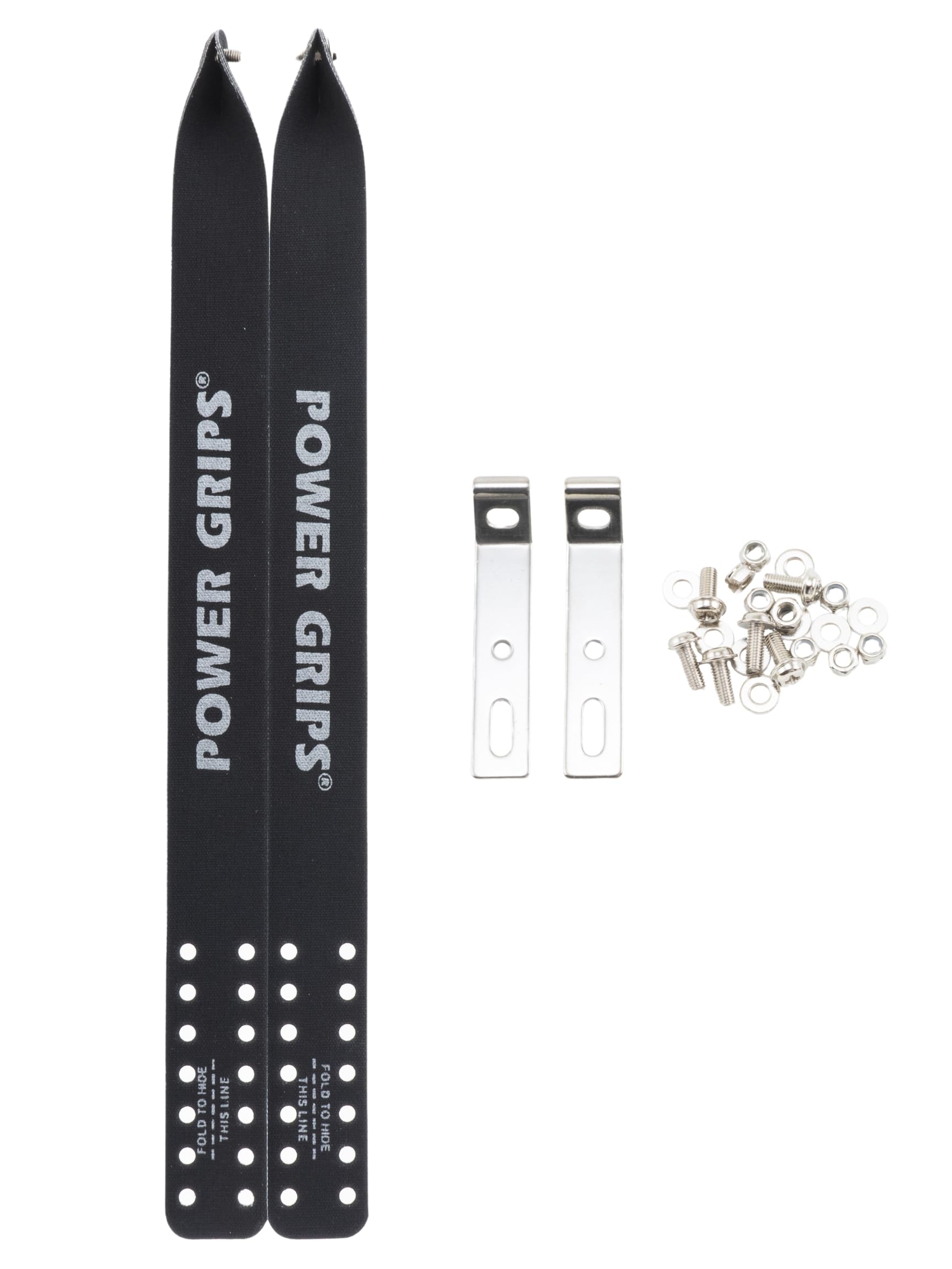 POWER GRIPS XL Bike Pedal Strap Set | Hands-Free Retention, Fits Most Metal Cage Pedals, Easy Install | 2.75 Extended Length