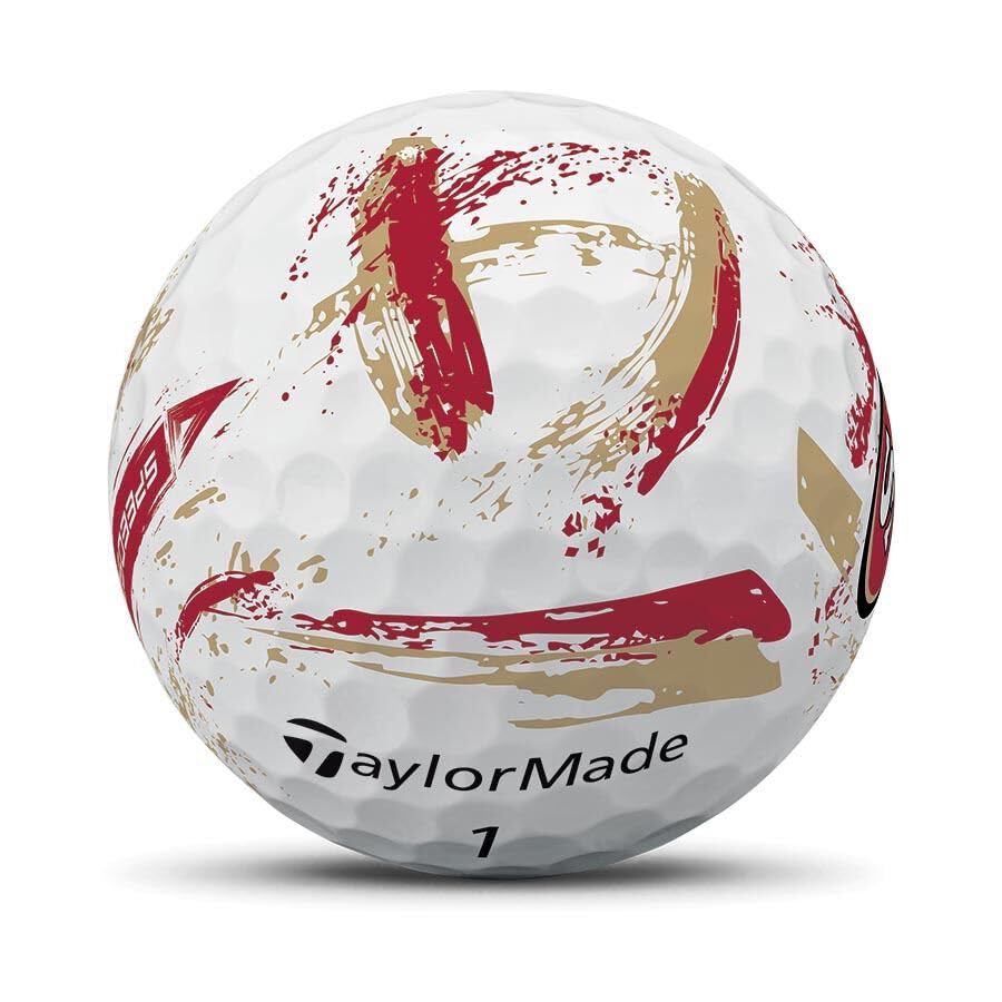 TaylorMade Golf Speed Soft Ink NFL San Fransico 49ers Dozen