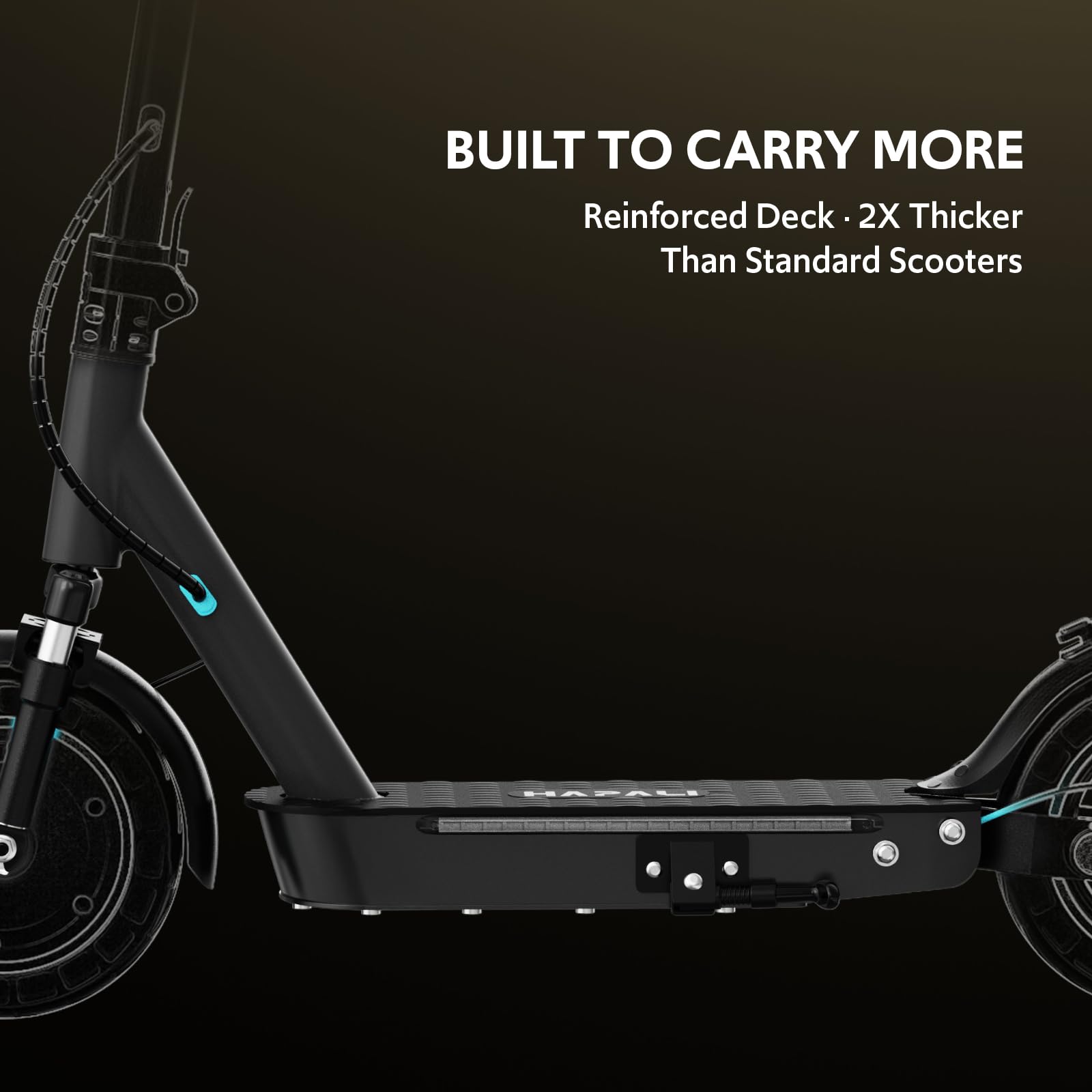 Electric Scooter for Adults, Foldable E-Scooter with Dual Suspension & Front/Rear Turn Signal Lights, 650W Motor, 36V 18AH Batte