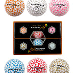 Kaede Fly Distance Golf Balls (Half Dozen) 2 Tone Colored 6 Balls