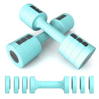 East Mount Adjustable Dumbbell Set Of 2,Hand Weights Sets For Women, 4 Kinds Of Weight Adjustment 2Lb 3Lb 4Lb 5Lb,Suitable For W