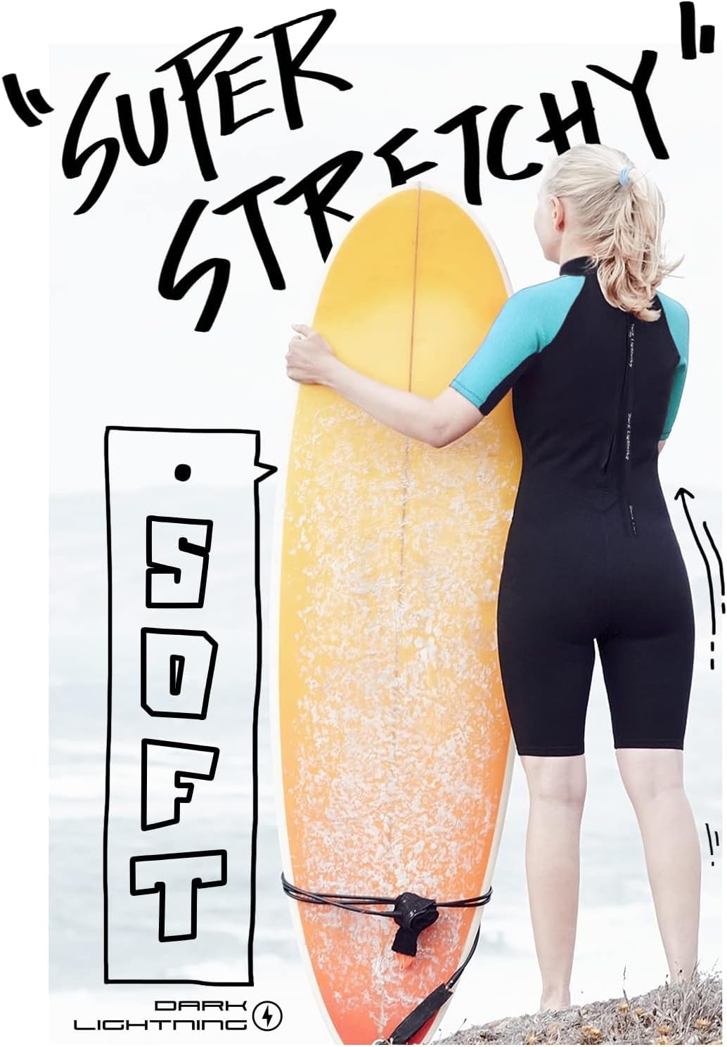 Wetsuits For Men And Women, 2Mm Mens Short Wet Suit Diving Surfing Snorkeling Kayaking Water Sports (Men 'S Shorty-Black-2/2Mm,