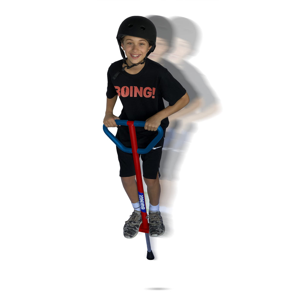 Geospace Jumparoo Boing! 'Pro' Medium Pogo Stick For Kids Or Riders 60-100 Lbs - Excellent Outdoor Active Play Toy - Improves Ba