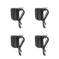 4 Pack Golf Club Bag Clips On Putter Clamp Holder Organizer Value Durable Plastic Black Putting Clip Golf Accessories for Men Wo