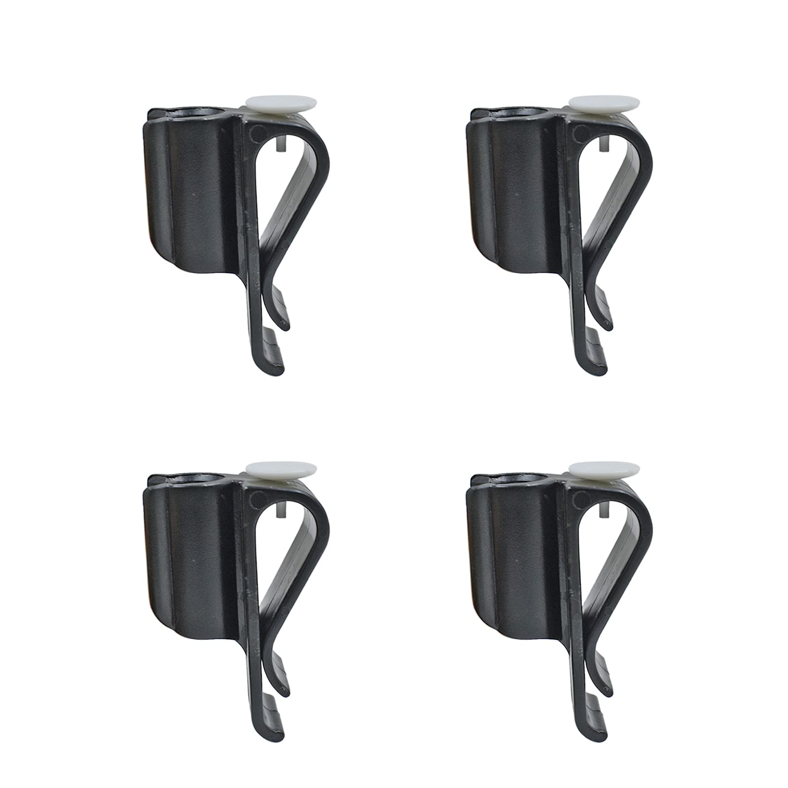 4 Pack Golf Club Bag Clips On Putter Clamp Holder Organizer Value Durable Plastic Black Putting Clip Golf Accessories for Men Wo