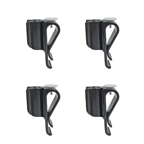 4 Pack Golf Club Bag Clips On Putter Clamp Holder Organizer Value Durable Plastic Black Putting Clip Golf Accessories for Men Wo