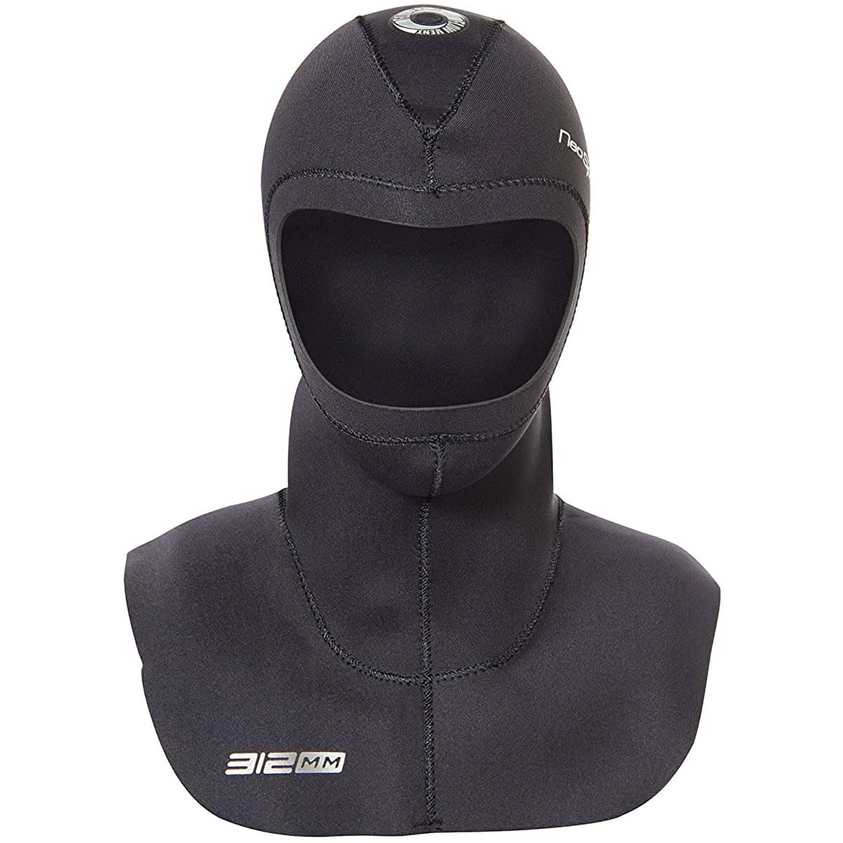 Neo Sport Multi-Density Wetsuit Hood Available In Three Thicknesses 3/2Mm - 5/3Mm - 7/5Mm With Flow Vent To Eliminate Trapped Ai