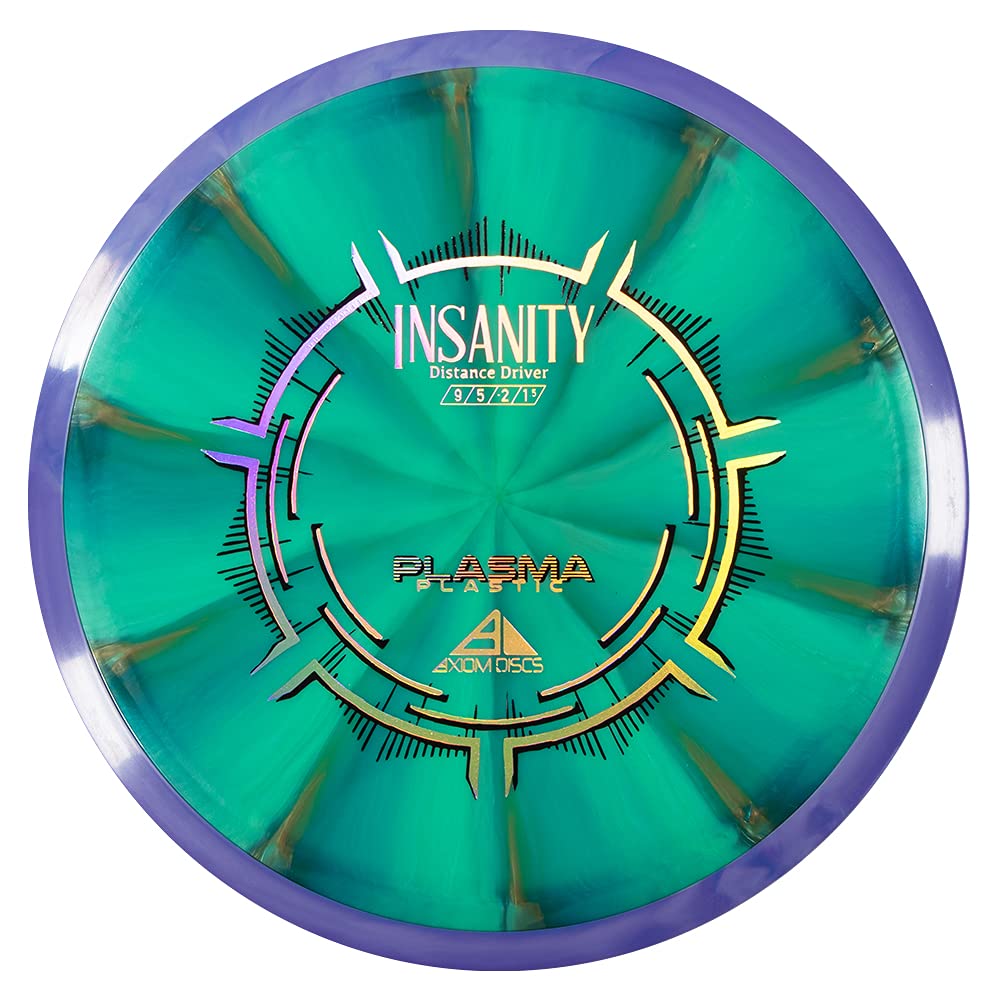 Apmrumgo Axiom Disc Sports Plasma Insanity Disc Golf Fairway Driver (165-170G / Colors May Vary)
