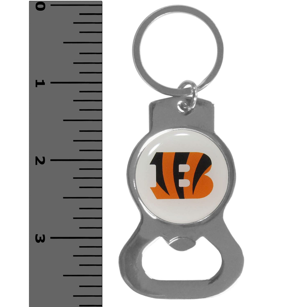 Nfl Siskiyou Sports Fan Shop Cincinnati Bengals Bottle Opener Key Chain One Size Team Color , Black