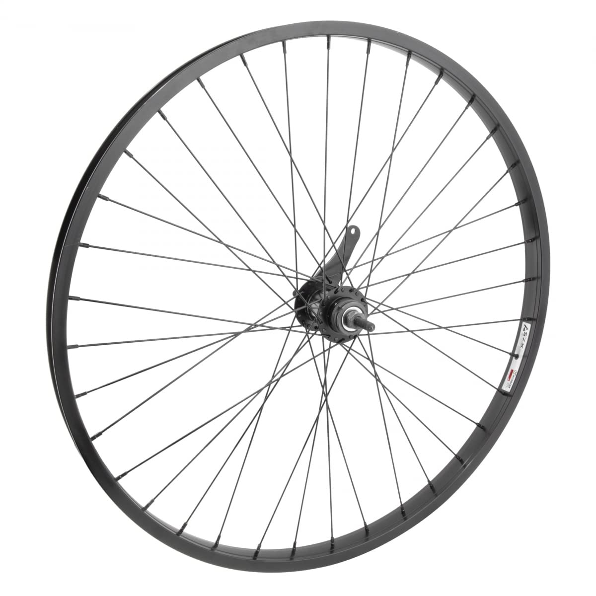 Wheel Master Rear 26 X 1.75/2.125, Wei-As7X, Black, 36H, 14G Blk Spokes