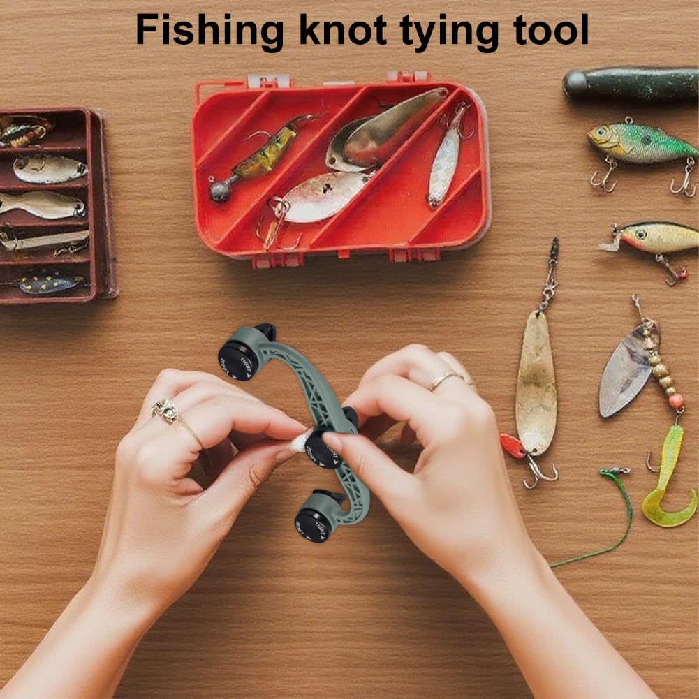 Eyyvre Knot Assist, Fishing Knot Tying Tool, Gt Knotter, Fishing Line Monofilament Fg Pr Knotter, Double Lock For Peline 0.2-6#,