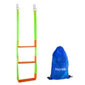 Boat Rope Ladder, 3 Step Heavy Duty Climbing Boat Ladder For Inflatable Boats, Fishing Boats, Sailboats, Kayaks, Tree Houses, An