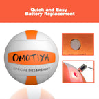 Omotiya Glow In The Dark Volleyball, Led Light Up Volleyball, Outdoor Volleyball Gifts For Boys And Girls, Night Glowing Ball, S