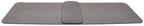 Balancefrom All Purpose 1/2-Inch Extra Thick High Density Anti-Tear Exercise Yoga Mat And Knee Pad With Carrying Strap, Gray