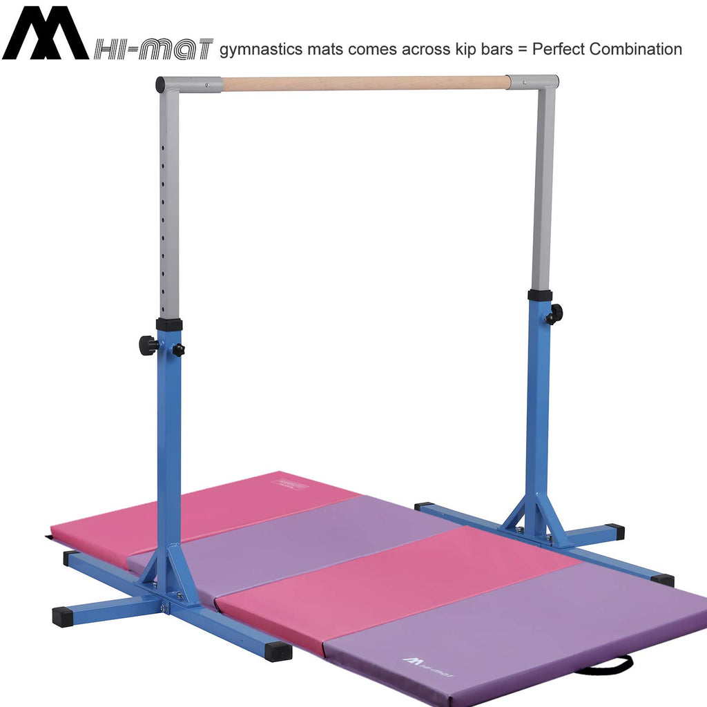 M Hi-Mat Gymnastics Mat, Folding Exercise Mat Thick Aerobics Mats Tumbling Mats For Stretching Fitness With Carrying Handles (Ex